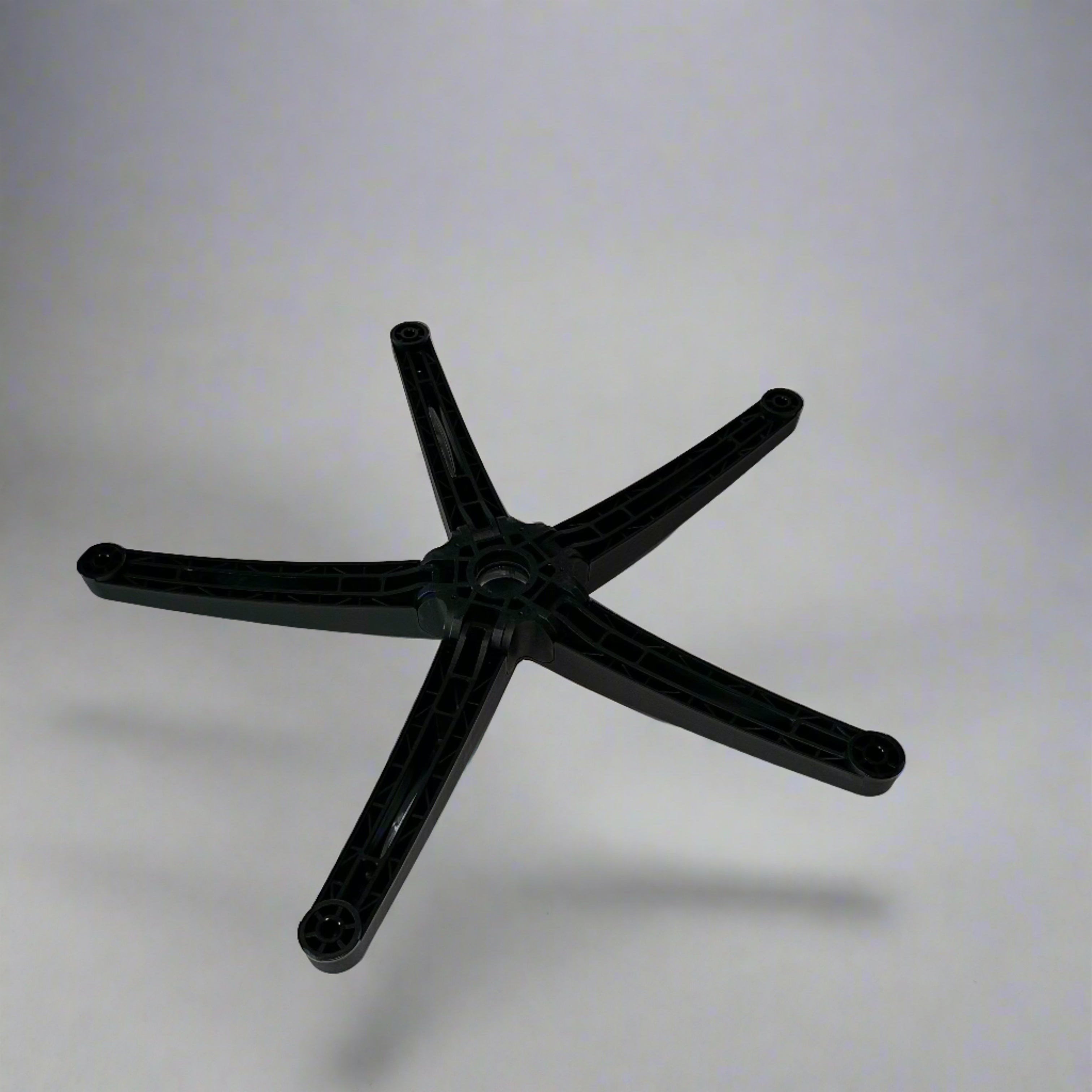 Assembled Cozy Roadie Collapsible Office Chair Wheelbase Underside