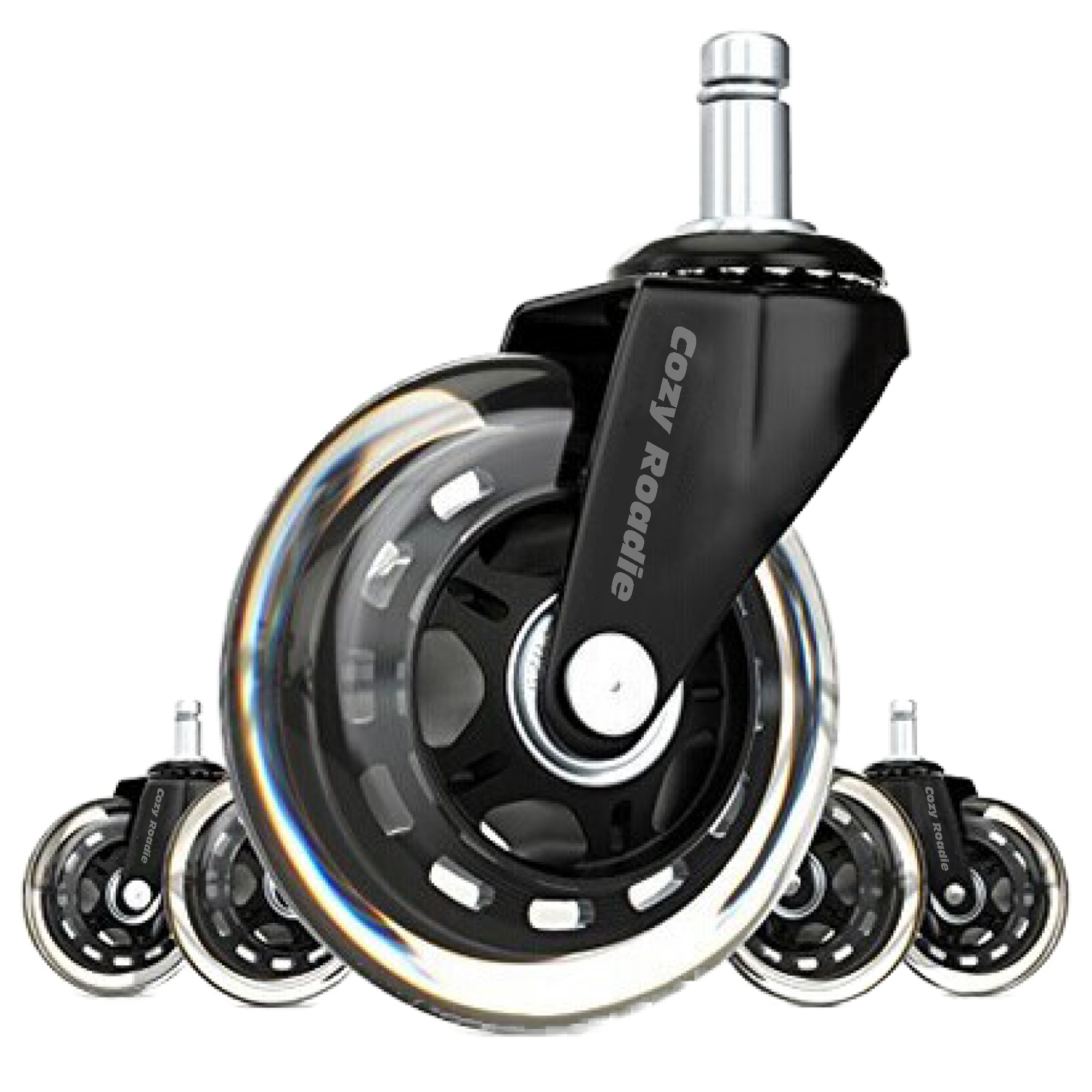 Optional 3" Smooth Glide Rollerblade Style Wheels